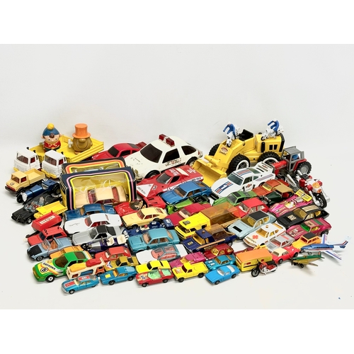 613 - A good collection of mostly Corgi model cars, trucks, planes. including Tonka, Matchbox, Lledo etc. ... 