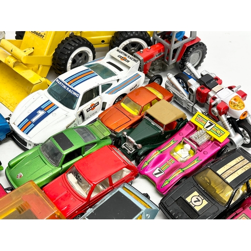 613 - A good collection of mostly Corgi model cars, trucks, planes. including Tonka, Matchbox, Lledo etc. ... 