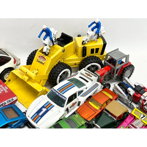 613 - A good collection of mostly Corgi model cars, trucks, planes. including Tonka, Matchbox, Lledo etc. ... 