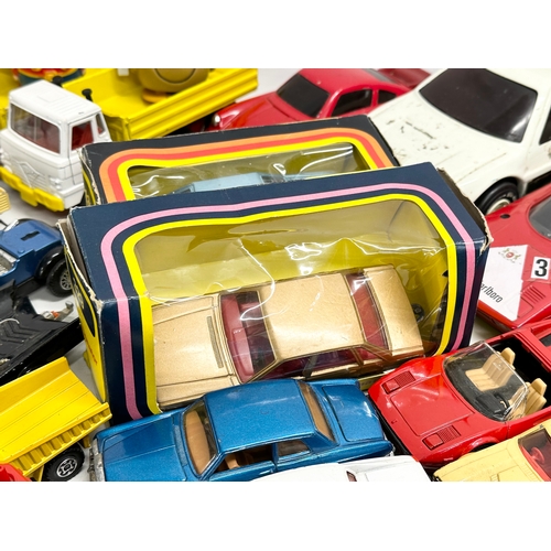 613 - A good collection of mostly Corgi model cars, trucks, planes. including Tonka, Matchbox, Lledo etc. ... 