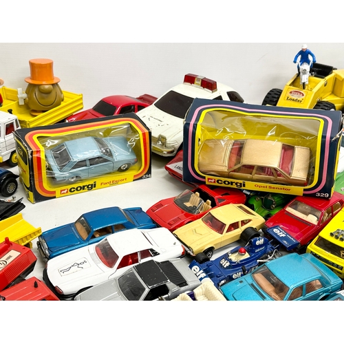 613 - A good collection of mostly Corgi model cars, trucks, planes. including Tonka, Matchbox, Lledo etc. ... 