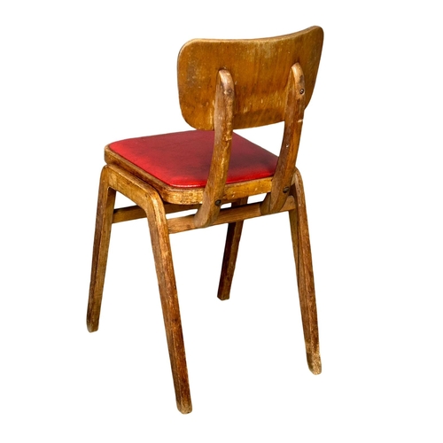 1103 - A set of 4 1950’s Mid Century kitchen chairs. (1)