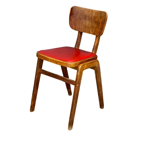 1103 - A set of 4 1950’s Mid Century kitchen chairs. (1)