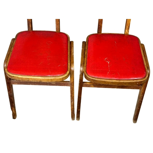 1103 - A set of 4 1950’s Mid Century kitchen chairs. (1)