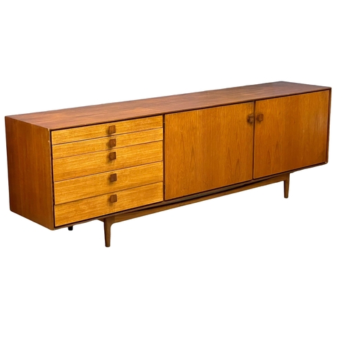 803 - A large G-Plan Danish Design Mid Century teak sideboard designed by Kofod Larsen. Circa 1960. 235x48... 