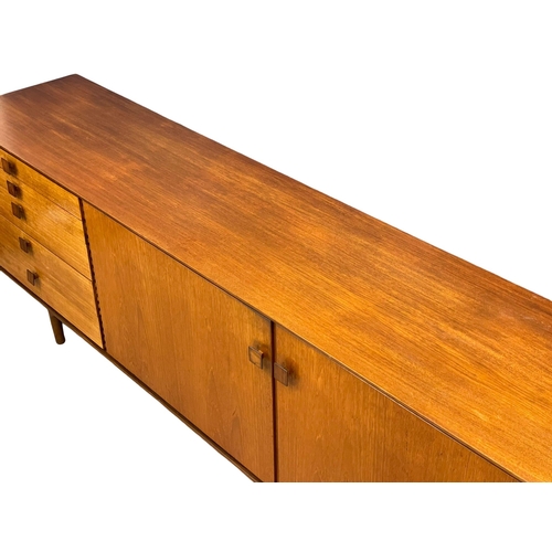 803 - A large G-Plan Danish Design Mid Century teak sideboard designed by Kofod Larsen. Circa 1960. 235x48... 