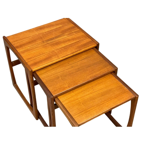 830 - A G-Plan Quadrille Mid Century teak nest of tables. (11)