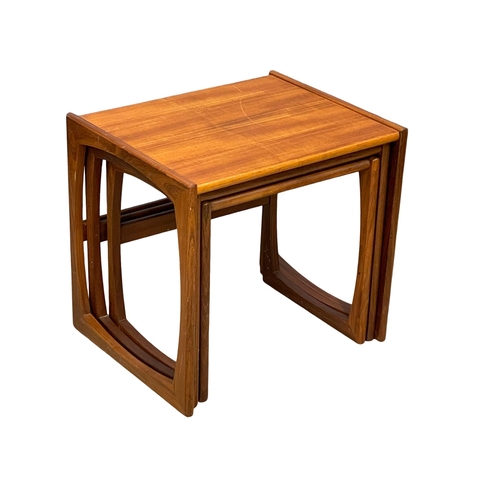 830 - A G-Plan Quadrille Mid Century teak nest of tables. (11)