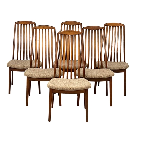 833 - A set of 6 Danish Mid Century rosewood dining chairs by Preben-Schou, Denmark. (3)