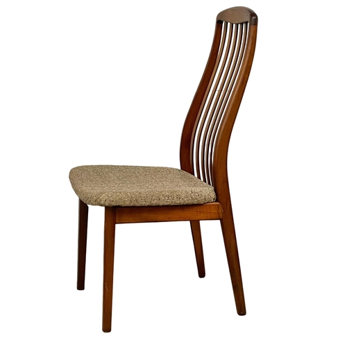 833 - A set of 6 Danish Mid Century rosewood dining chairs by Preben-Schou, Denmark. (3)