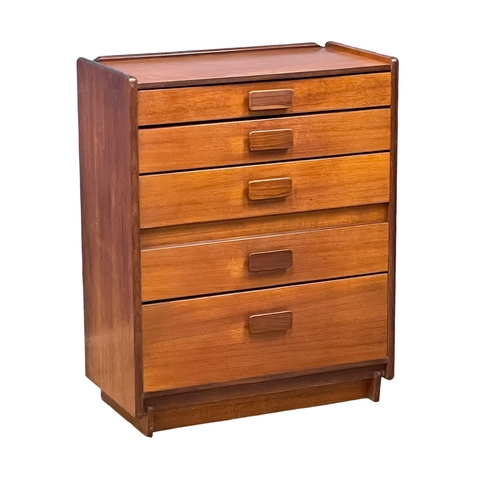 836 - A Mid Century teak chest of drawers by White & Newton. 1960’s. 81.5x42.5x102cm (2)