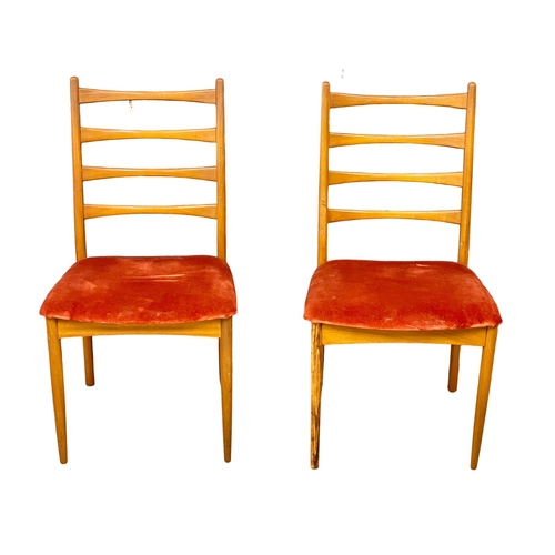 846 - A set of 6 Mid Century dining chairs.