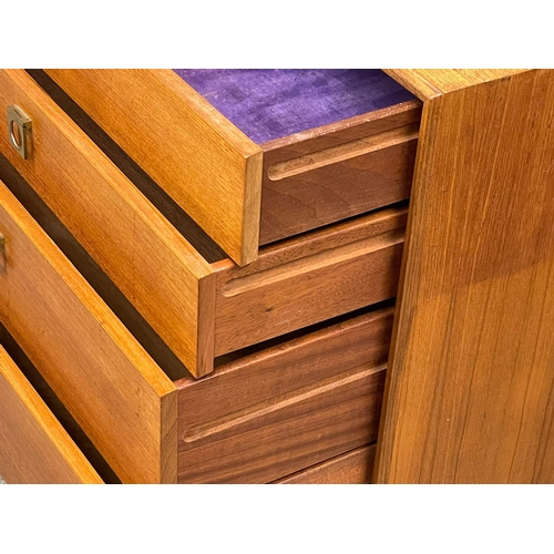 876 - A G-Plan “Form 5” Mid Century teak chest of drawers. 76.5x46x77cm (12)