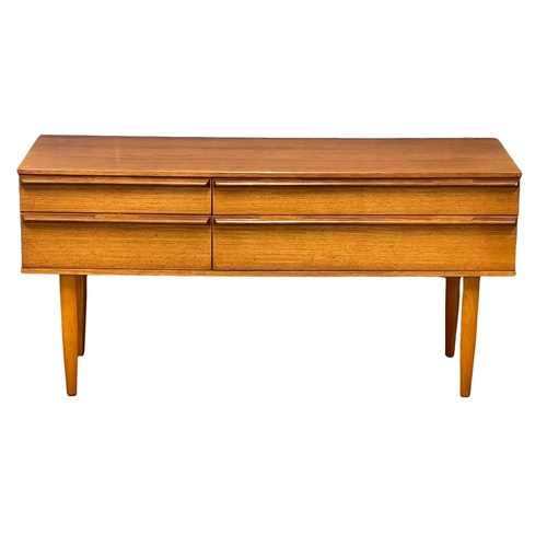 878 - A Mid Century teak sideboard by Avalon. 1960’s. 132.5xx43x66cm (11)