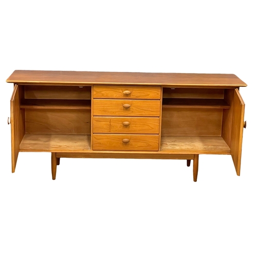 880 - A 1960’s Mid Century Elm sideboard by Scandart. 179x48.5x79cm (11)