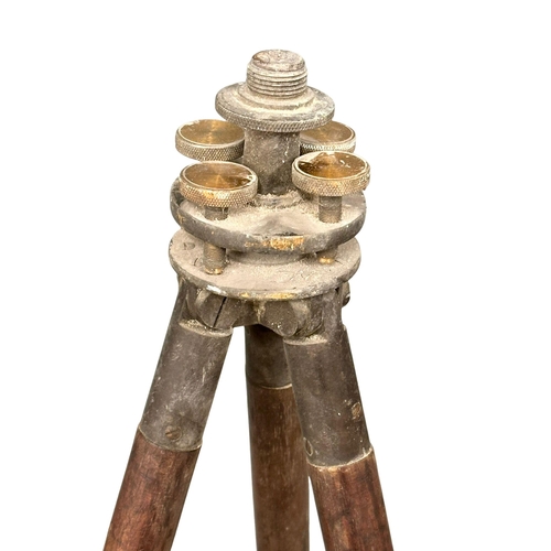 96 - 2 large Victorian tripods. 150cm