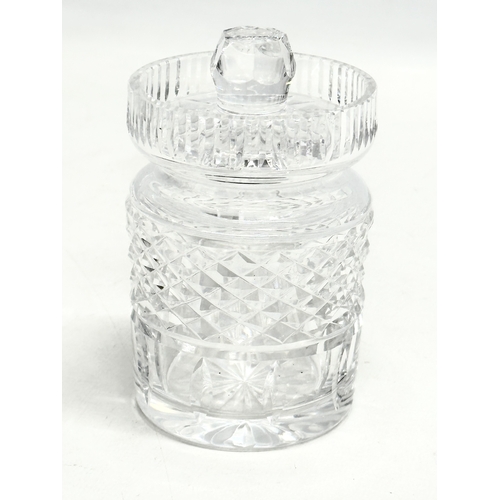 66 - 4 Waterford Crystal honey pots. 13cm