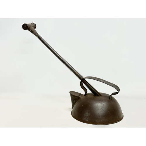 61 - 2 Victorian Bronchitis kettles. 26x43cm