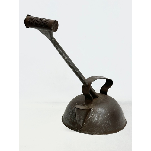 61 - 2 Victorian Bronchitis kettles. 26x43cm