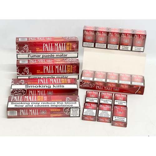 6 cartons of Pall Mall New Orleans cigarettes with 6 extra packets