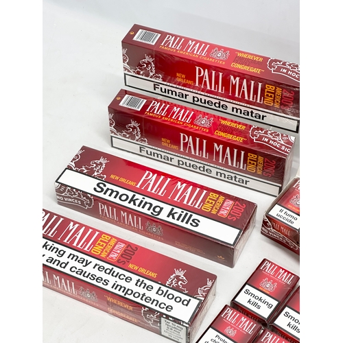 6 cartons of Pall Mall New Orleans cigarettes with 6 extra packets