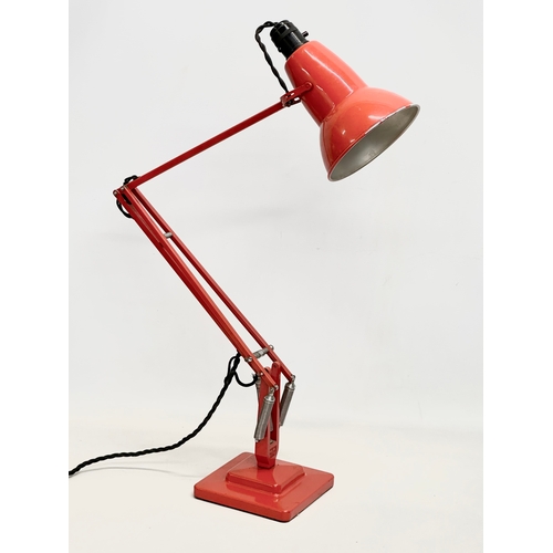 91 - The Anglepoise Lamp. A 1960’s Herbert Terry red anglepoise lamp. Herbert Terry & Sons LTD.