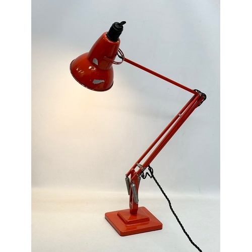 91 - The Anglepoise Lamp. A 1960’s Herbert Terry red anglepoise lamp. Herbert Terry & Sons LTD.