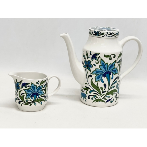 98 - A 1960’s Mid Century ‘Spanish Garden’ coffee set designed by Jessie Tait for Mid Winter.