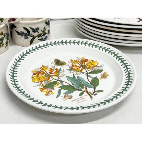 120 - 12 pieces of Portmeirion ‘The Botanic Garden’ dinner ware. 8 serving platters 33x23cm. 3 sugar bowls... 