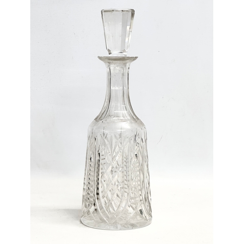 124 - A tall Waterford Crystal ‘Clare’ decanter with stopper. 32cm.