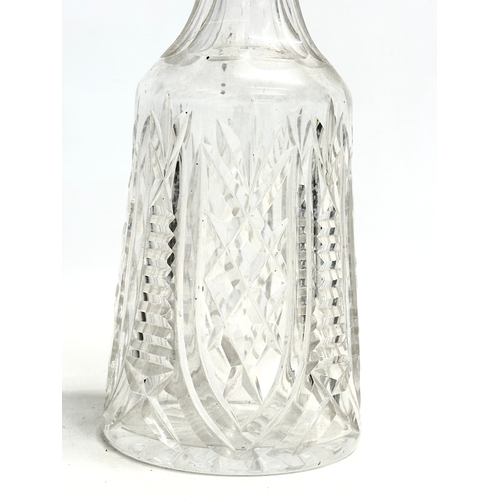 124 - A tall Waterford Crystal ‘Clare’ decanter with stopper. 32cm.