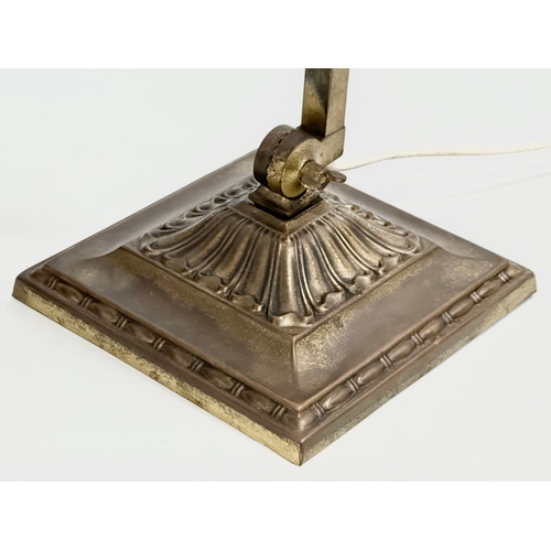 25 - An early 20th century H.G. McFaddin & Co ‘Emeralite’ bankers desk lamp. 1916. No.8734. New York. 17.... 