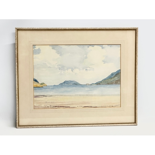 187 - A watercolour by J.H. Chambers. 37x27cm. Frame 51x41cm