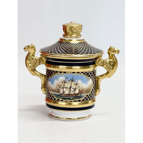 203 - A Limited Edition Spode ‘The Shipwright’s Cup’ with box. 198/500.