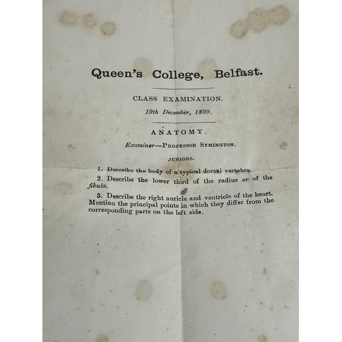 29 - A genuine late 19th century Osteology Anatomy skeleton from Fannin & Co, Dublin. For Queen’s College... 