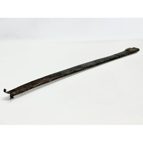 162 - A 19th century British Naval officers sword. 87cm