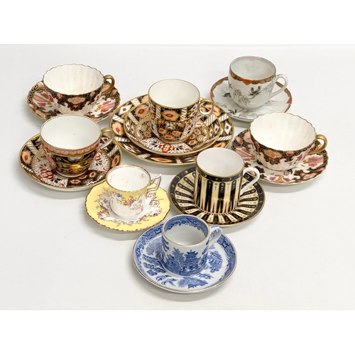 231 - A collection of cups and saucers. Royal Worcester ‘Celebration’ 2001 Collection 250th Anniversary. 2... 