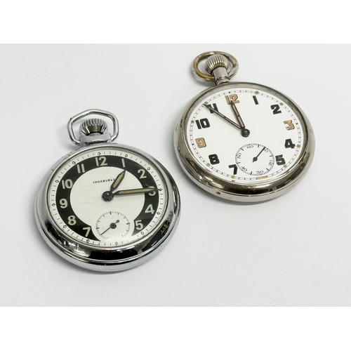 168 - Pocket watches and compasses.