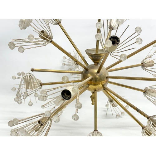 145A - A 1970’s Mid Century ‘Snowflake’ light fitting designed by Emil Stejnar for Rupert Nikoll. 66x67cm