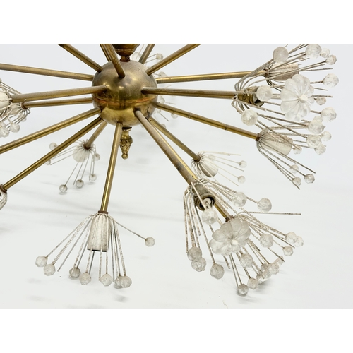 145A - A 1970’s Mid Century ‘Snowflake’ light fitting designed by Emil Stejnar for Rupert Nikoll. 66x67cm