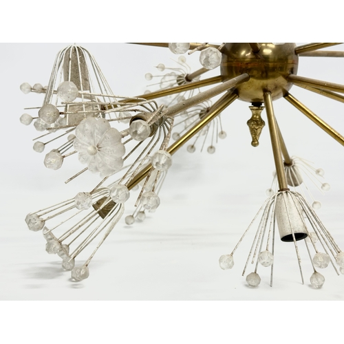 145A - A 1970’s Mid Century ‘Snowflake’ light fitting designed by Emil Stejnar for Rupert Nikoll. 66x67cm