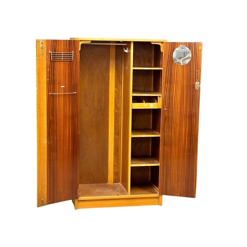 925 - A Mid Century gents wardrobe. 91x51x170cm