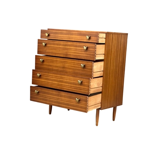 954 - A Mid Century teak chest of drawers by Avalon. 1960’s. 82x44x101cm