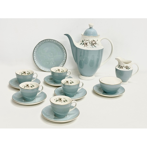 366V - A Royal Doulton ‘Rose Elegans’ coffee service.