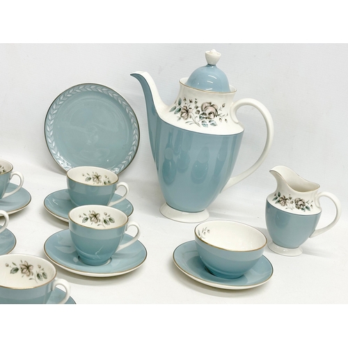 366V - A Royal Doulton ‘Rose Elegans’ coffee service.