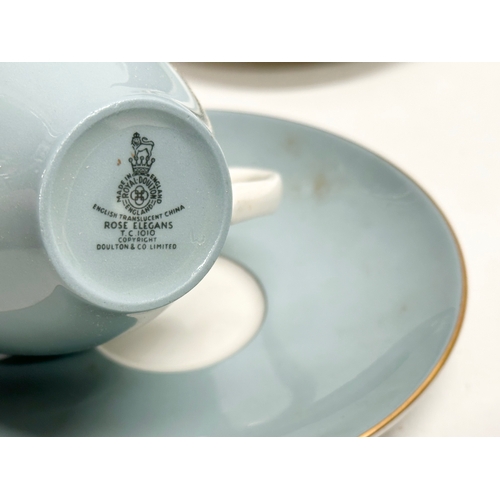 366V - A Royal Doulton ‘Rose Elegans’ coffee service.