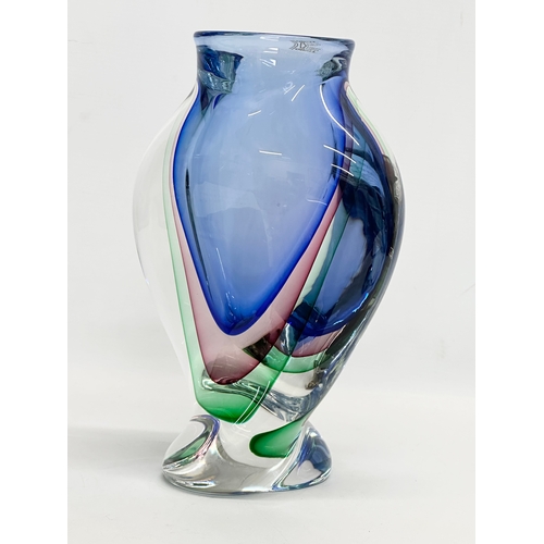 32 - A large Murano Vetreria Artistica Oball ‘Cobra’ vase. Original design by Luigi Onesto. 19x27cm