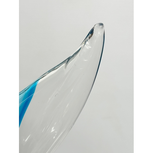 38 - A large Archimede Seguso Murano Glass shark. 66cm.