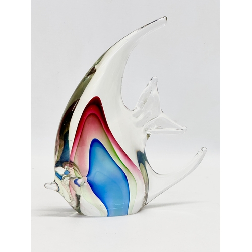41A - A Murano Vetreria Artistica Oball Art Glass fish. 20x21cm