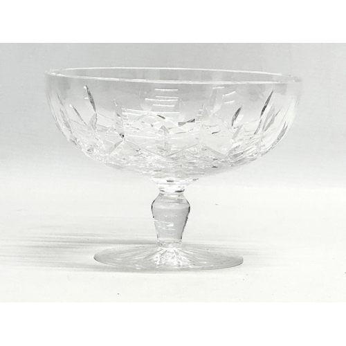 124 - A Waterford Crystal ‘Lismore’ comport bowl. 16x11.5cm